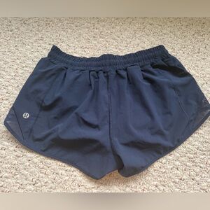 Lululemon Navy Blue Hotty Hot 2.5 Shorts